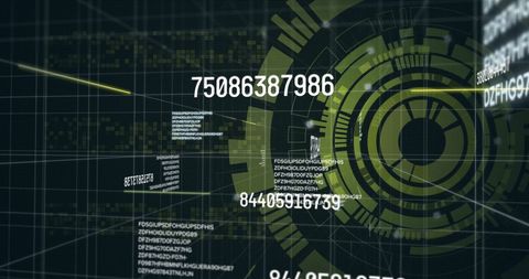 Digital Data Processing with Scope Technology Interface - Download Free Stock Images Pikwizard.com