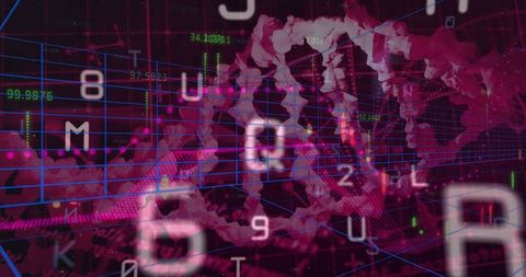 Futuristic DNA Helix Visualization in Virtual Lab Environment