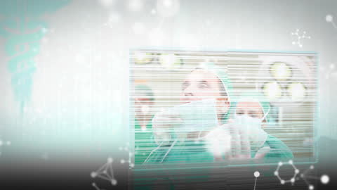 Surgical Team in High-Tech Hospital Setting