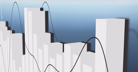 Data Analysis and Global Business Growth with Bar Charts - Download Free Stock Images Pikwizard.com