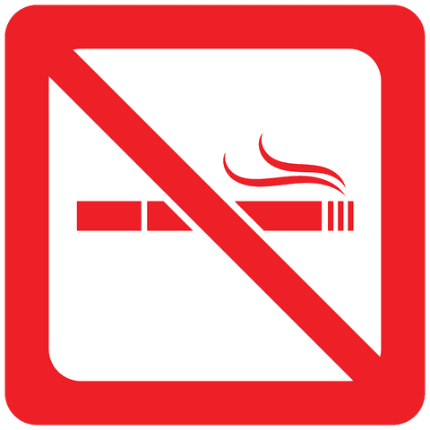 no smoking sign red prohibition symbol on transparent png - Download Free Stock Videos Pikwizard.com