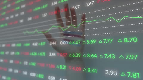 Analyzing Financial Data with Virtual Interface Overlay