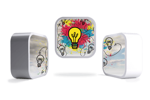 creative transparent displays with light bulb illustrations - Download Free Stock Videos Pikwizard.com