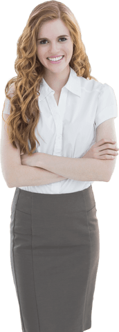 elegant businesswoman with long wavy hair transparent background - Download Free Stock Videos Pikwizard.com