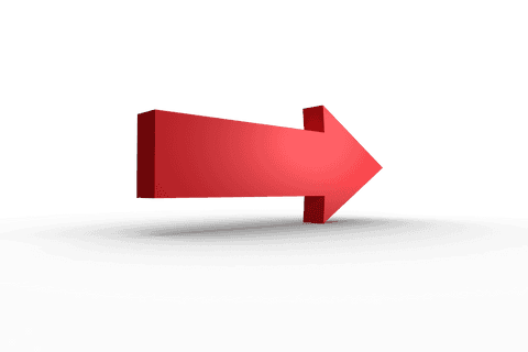 3d red arrow graphic on transparent background for directional communication - Download Free Stock Videos Pikwizard.com