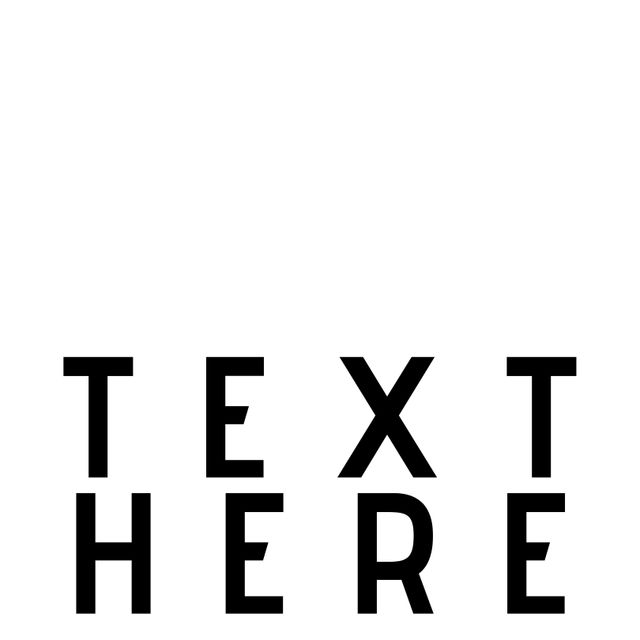 This template showcases bold black text on a white background, emphasizing simplicity and visual clarity. Perfect for promoting messages that need to catch attention quickly. Ideal for advertisements, promotional materials, social media graphics, and modern minimalist designs. This customizable layout gives designers flexibility to adapt the text for various uses.