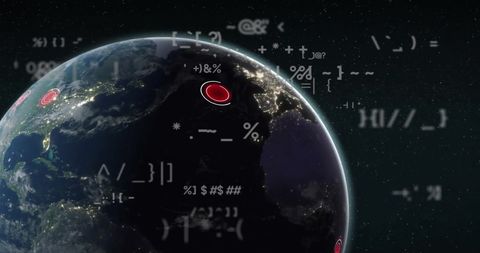 Global Data Processing and Connection Visualization - Download Free Stock Images Pikwizard.com