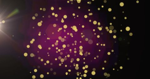shimmering golden dots on vibrant purple background - Download Free Stock Images Pikwizard.com