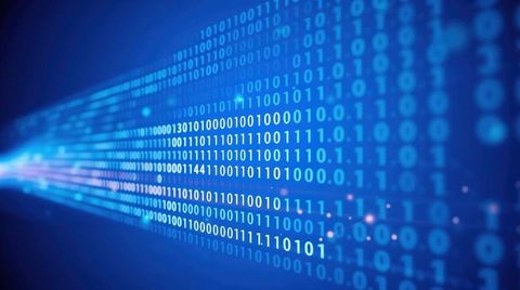 Streaming Binary Code with Glowing Digital Effects - Download Free Stock Images Pikwizard.com
