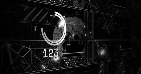 Digital Data World Map with Global Connections Visualization - Download Free Stock Images Pikwizard.com