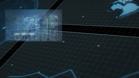 Animation of Data Processing and Global Charts