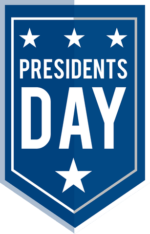 Transparent Presidents Day Celebration Emblem Banner Png Illustration