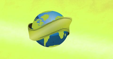 Globe Wrapped in Green Band Conceptual Design