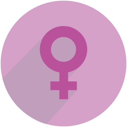 pink circle with female gender symbol on transparent background - Download Free Stock Videos Pikwizard.com
