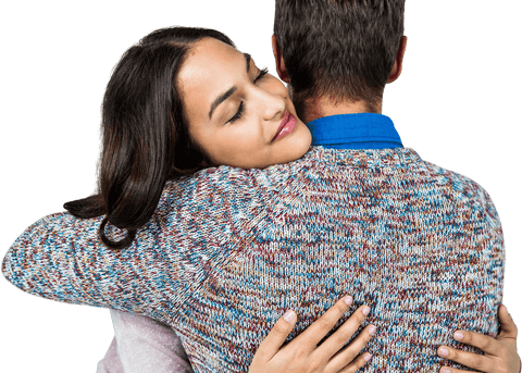 transparent couple hugging with warm embrace - Download Free Stock Videos Pikwizard.com