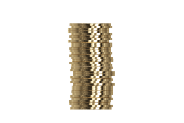 Stack of Shining Gold Coins on Transparent Background - Download Free Stock Videos Pikwizard.com