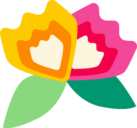 abstract flowers with layered petals on transparent background - Download Free Stock Videos Pikwizard.com