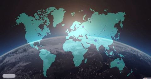 Global Network Connectivity Across a Digital Earth