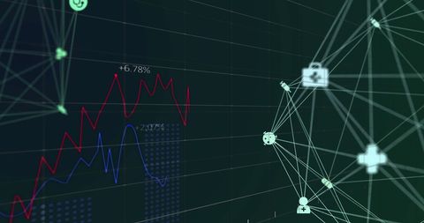 Digital Network Connections and Data Analytics Interface Concept - Download Free Stock Images Pikwizard.com