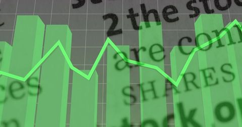 Data Visualization in Finance: Growing Stock Market Trends - Download Free Stock Images Pikwizard.com