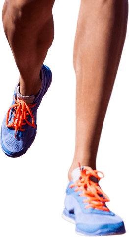 runner's feet with athletic shoes transparent background - Download Free Stock Videos Pikwizard.com