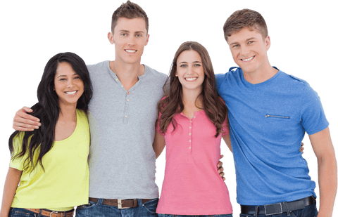Transparent Background Happy Diverse Friends Group Smiling - Download Free Stock Videos Pikwizard.com