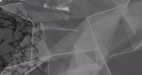 Geometric Abstract Background with Moving Shapes and Cloud Motif - Download Free Stock Images Pikwizard.com