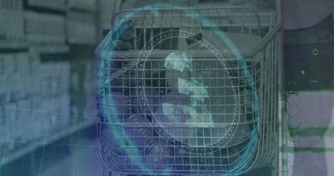 Futuristic Shopping Experience with Digital Augmented Reality - Download Free Stock Images Pikwizard.com