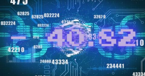 digital financial data and security interface - Download Free Stock Images Pikwizard.com