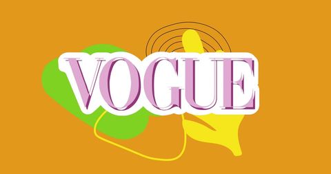 Vibrant Vogue Inspired Design with Abstract Shapes - Download Free Stock Images Pikwizard.com