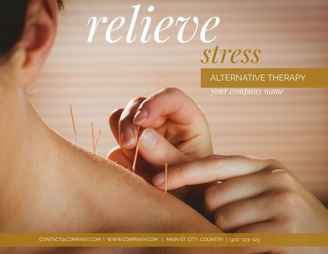 Acupuncture Therapy for Stress Relief and Wellness - Download Free Stock Templates Pikwizard.com