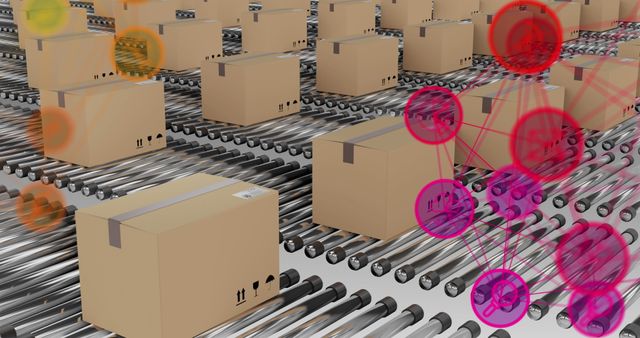 Smart Logistics Concept with Automated Conveyor Systems - Download Free Stock Images Pikwizard.com