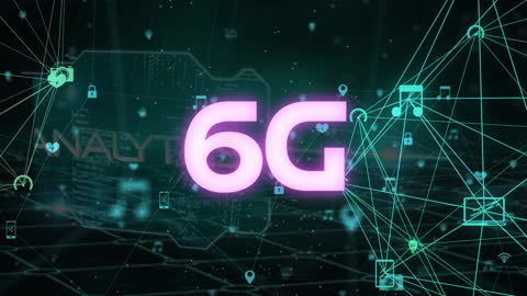6G Technology Emerging Concept with Network Connections