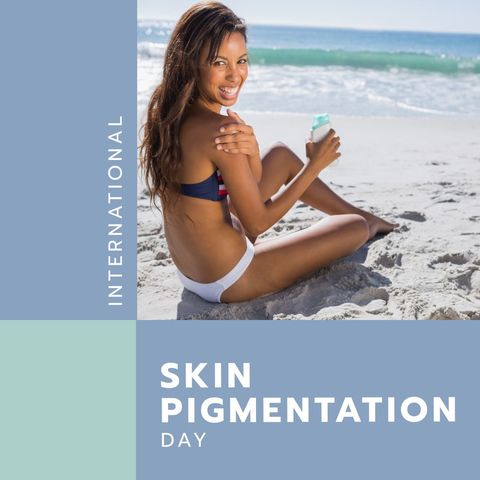 Celebrating International Skin Pigmentation Day at Beach - Download Free Stock Templates Pikwizard.com