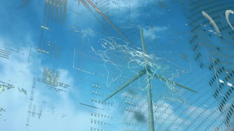 Animation of Data Processing in Wind Energy Concept