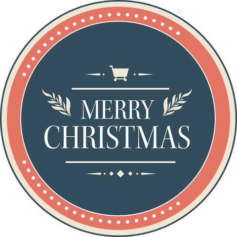 Circular Retro Style Merry Christmas Transparent Banner Design - Download Free Stock Videos Pikwizard.com