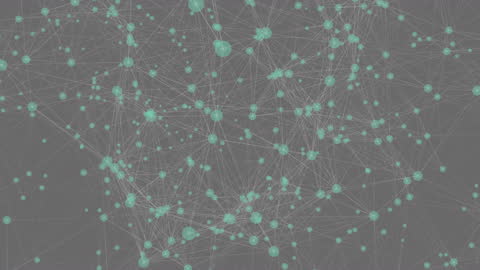 Network Connections with Interface Icons on Dark Background