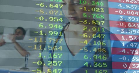 Healthcare Professional Analyzing Medical and Financial Data Integrations