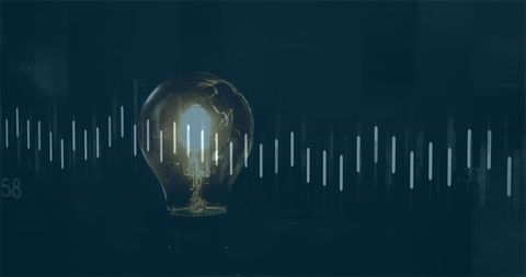 Innovative Finance Insights with Technology and Light Bulb Symbol - Download Free Stock Images Pikwizard.com
