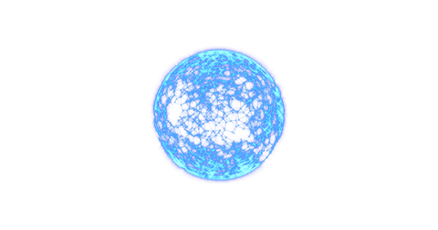 Transparent Blue Molecular Network Sphere on Black Background - Download Free Stock Videos Pikwizard.com