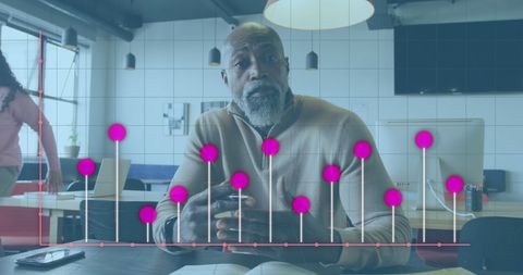Businessman Analyzing Financial Statistics on Graph - Download Free Stock Images Pikwizard.com