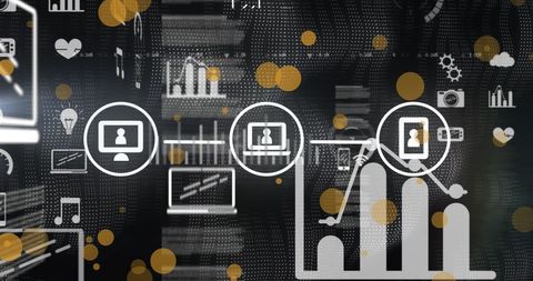 Futuristic Digital Data Processing and Network Technology Interface - Download Free Stock Images Pikwizard.com