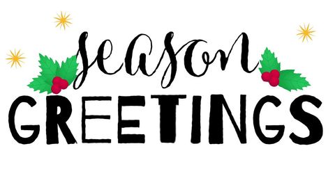 Festive Season Greetings with Holly Decorations - Download Free Stock Images Pikwizard.com