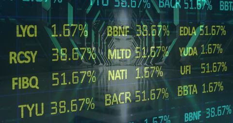 Stock Market Data Overlay Business People in Office - Download Free Stock Images Pikwizard.com