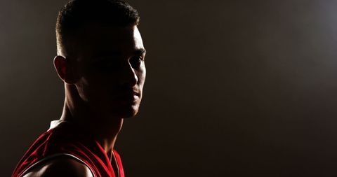 Silhouette of Authoritative Athlete in Bold Profile - Download Free Stock Images Pikwizard.com