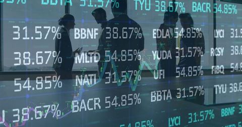 Business Colleagues Analyzing Financial Market Trends and Data - Download Free Stock Images Pikwizard.com