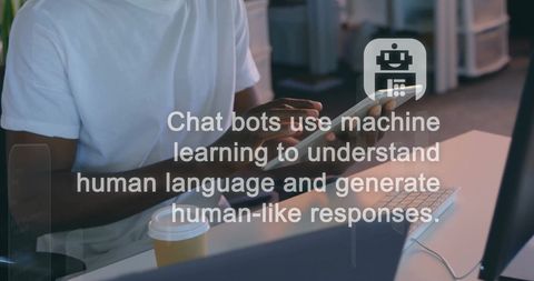 Person exploring chatbot technology on smartphone screen