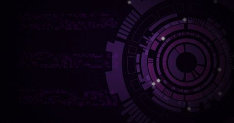 Futuristic Digital Interface with Circular Pattern - Download Free Stock Images Pikwizard.com