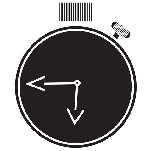 black timer with vector arrows on transparent background for time concept - Download Free Stock Videos Pikwizard.com