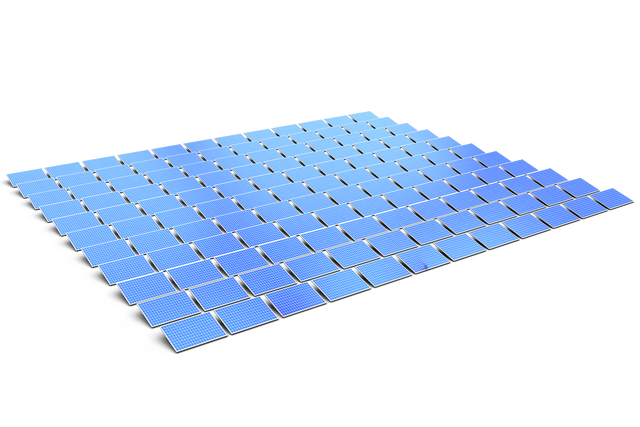 Digital Blue Photovoltaic Panels Array Illustration on Transparent Background - Download Free Stock Videos Pikwizard.com